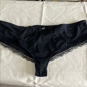 Elegant Black Lace Panties
